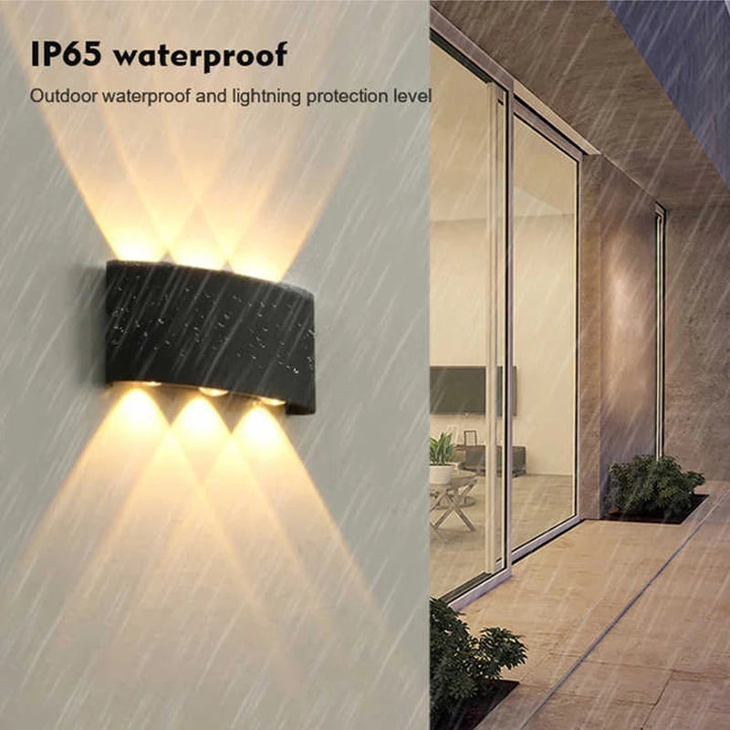 Aluminum LED Wall Lamp Waterproof IP65 Outdoor Garden Lights Interior Wall Light for Bedroom Living Room Stairs