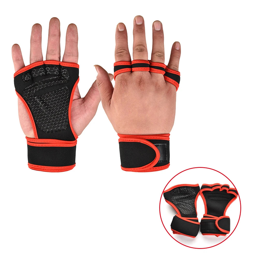 Training Sport Gloves for Men and Women - Workout Fitness Weightlifting Gym Gloves with Wrist and Palm Protection