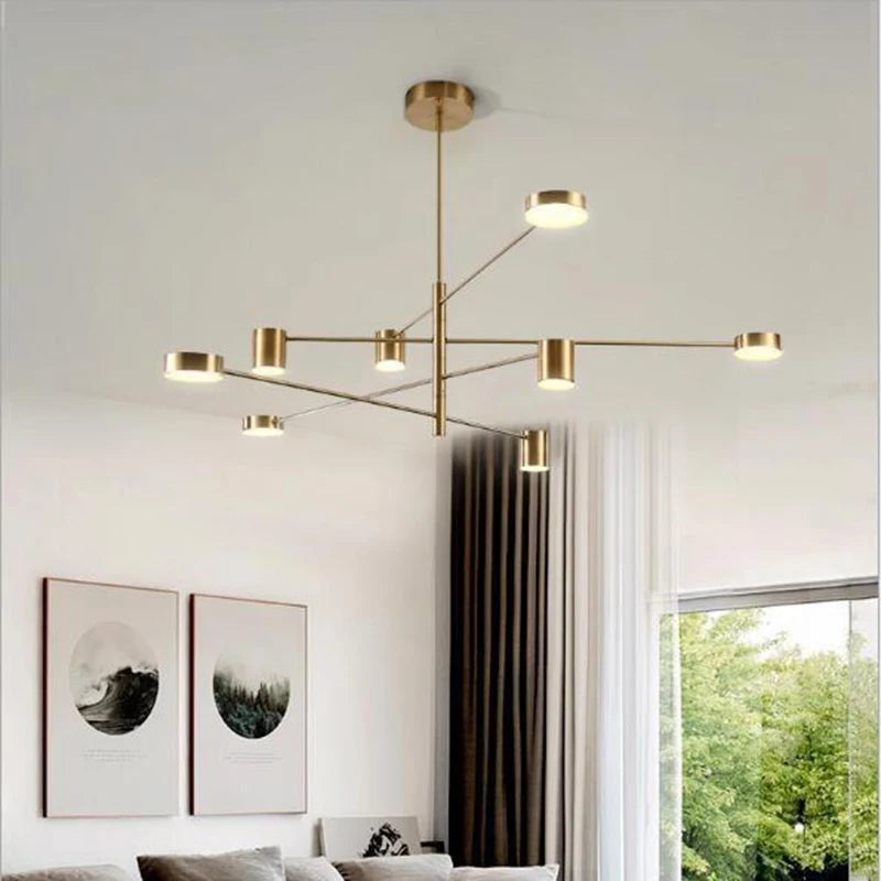 Modern Nordic LED Chandelier Luminaire Pendant Light for Living, Dining Room, Bedroom & Restaurant