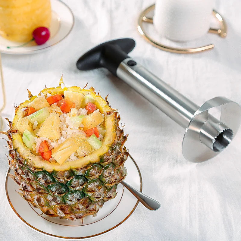 Stainless Steel Pineapple Peeler Slicer Fruit Knife Cutter Corer Kitchen Tool Accessories