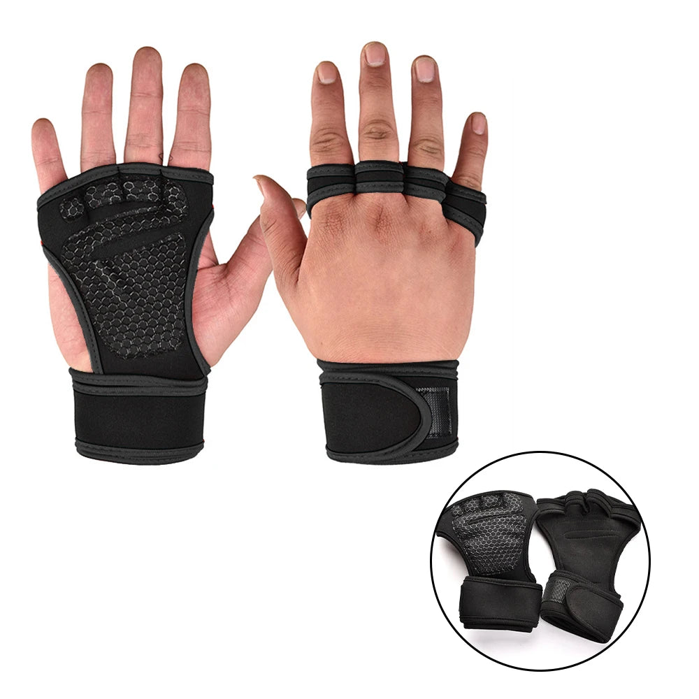 Training Sport Gloves for Men and Women - Workout Fitness Weightlifting Gym Gloves with Wrist and Palm Protection