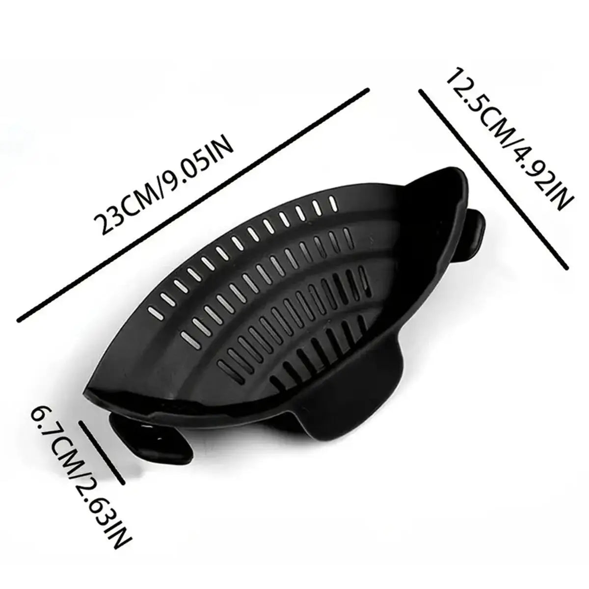 Adjustable Clip-On Pot Strainer for Pots, Pans and Bowls Kitchen Strainer