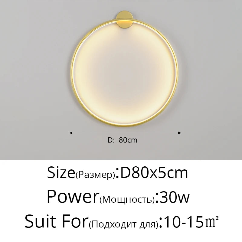 Moon LED Wall Light for Bedroom, Kids' Room, Foyer, Living Room, Coffee Bar & Hallway