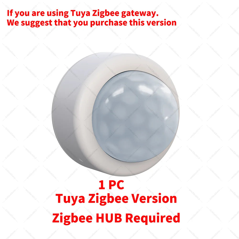 Zigbee 3.0 PIR Motion Sensor - Smart Home Sensor Works with Home Assistant, Alexa, Yandex, ZHA, Zigbee2MQTT and SmartLife