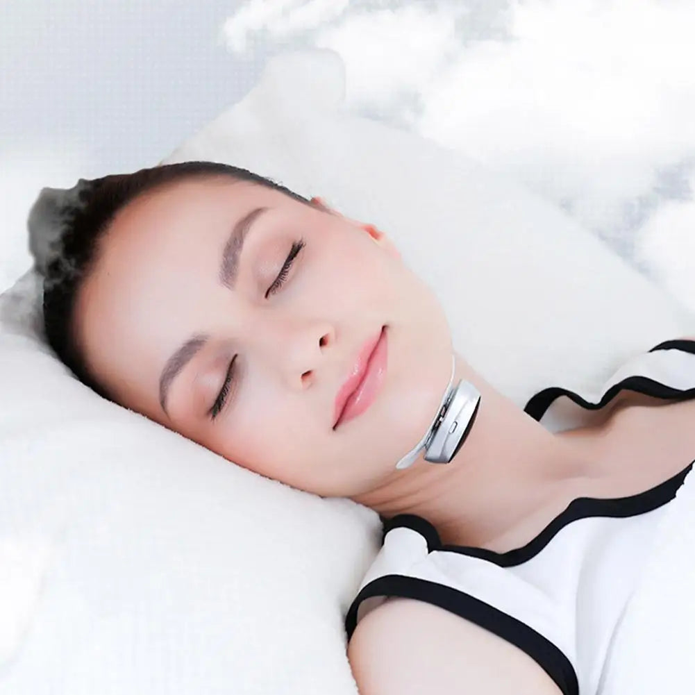 Smart Magnetic Anti-Snoring EMS Device - Easy Breathe Sleep Aid & Apnea Guard