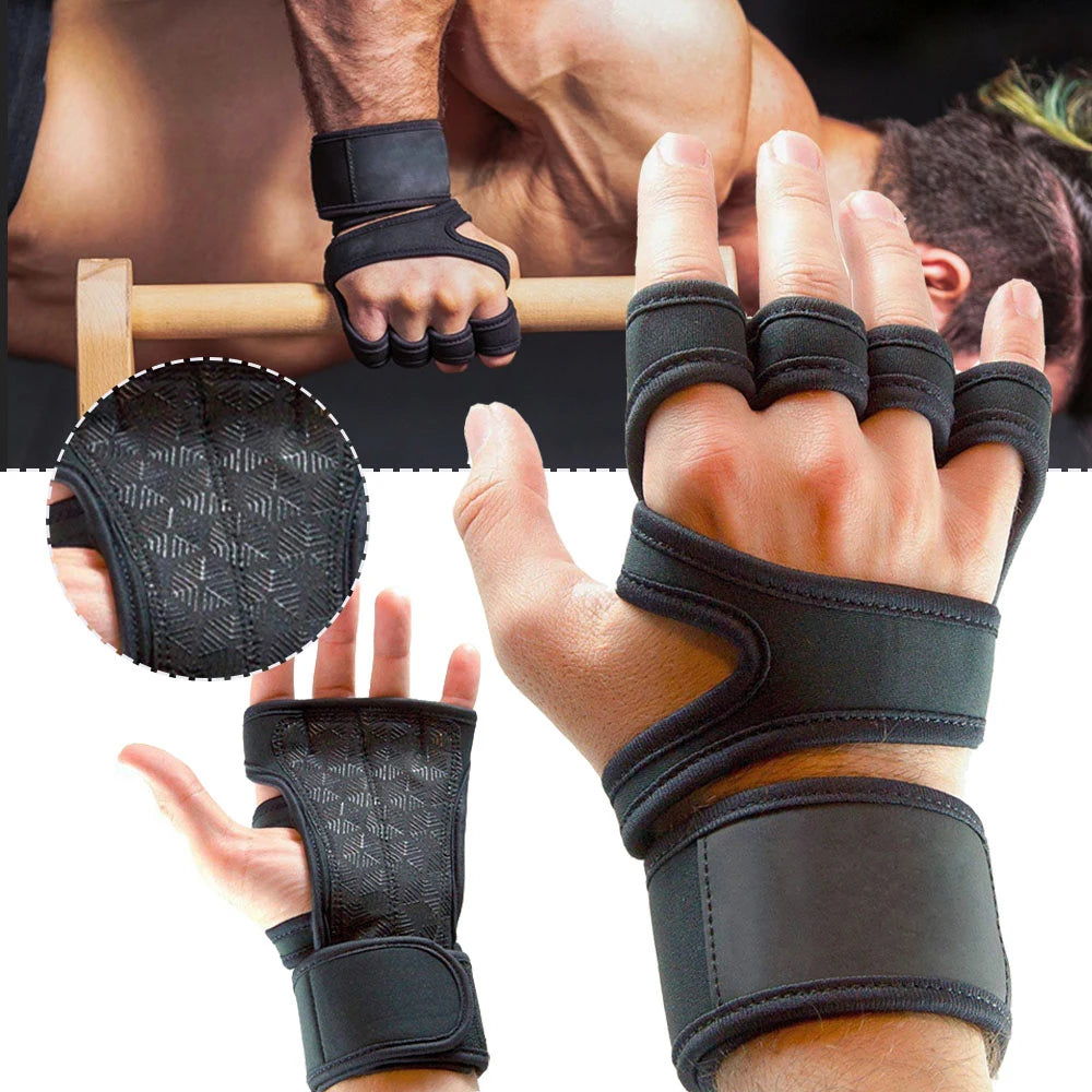 Training Sport Gloves for Men and Women - Workout Fitness Weightlifting Gym Gloves with Wrist and Palm Protection