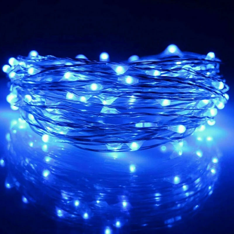 Fairy Light LED Copper Wire String Lights Battery Powered for Bedroom Garden Party Wedding Decoration