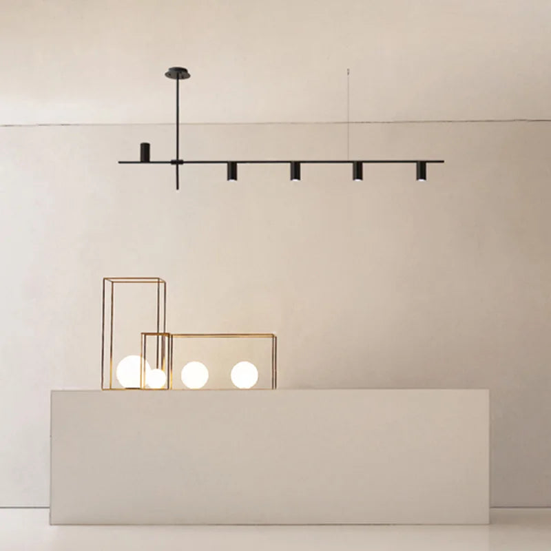 Modern Black Pendant Chandelier Hanging Lamp for Dining Room, Kitchen, Living Room, Bedroom & Bar