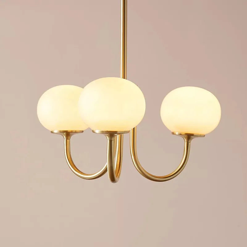 Nordic Bauhaus Pink Pendant Chandelier - Designer Art Lamp for Girl's Room & Children's Bedroom