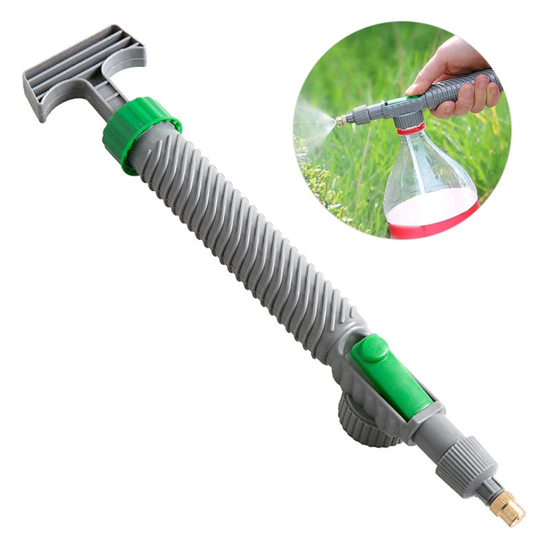 High Pressure Manual Air Pump Sprayer with Adjustable Nozzle, Garden Watering Tool for Agriculture