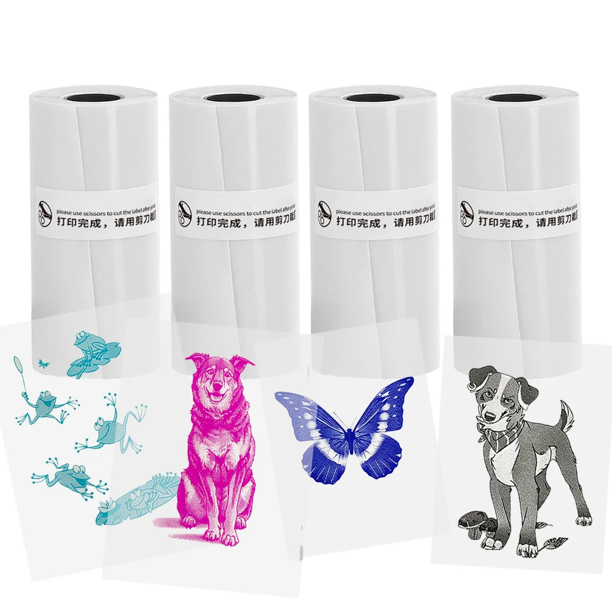 Thermal Mini Printer - Portable Inkless Bluetooth Sticker Maker and Pocket Photo Printer for Children DIY