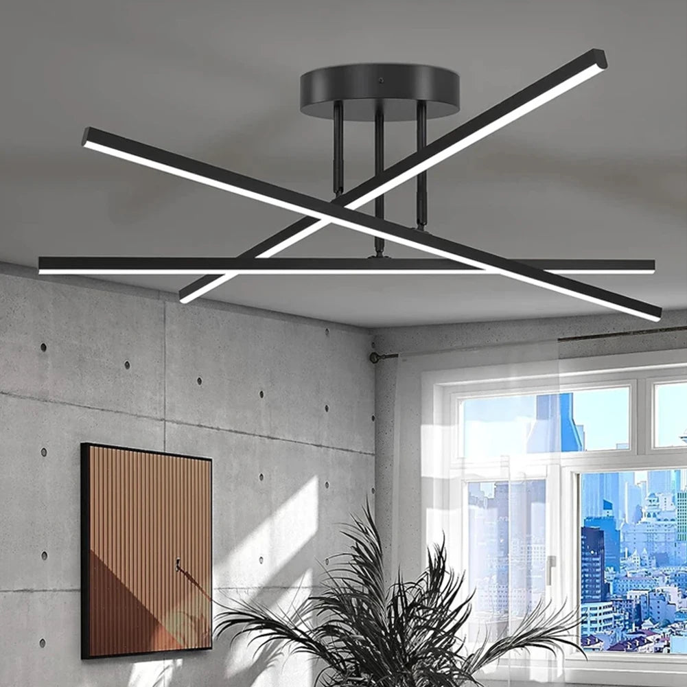 Nordic Modern LED Ceiling Lamp Chandelier for Living Room Dining Room Bedroom