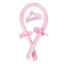Heatless Curling Rod Headband, No Heat Silk Curls Ribbon Hair Rollers for Sleeping, Lazy Hair Curler Styling Tool