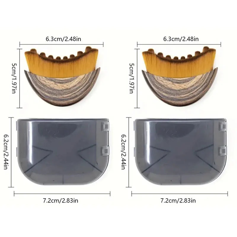 Lymphatic Contour Face Brush for Chin & Jawline Sculpting Drainage Massager Ergonomically Designed to Fit Skin