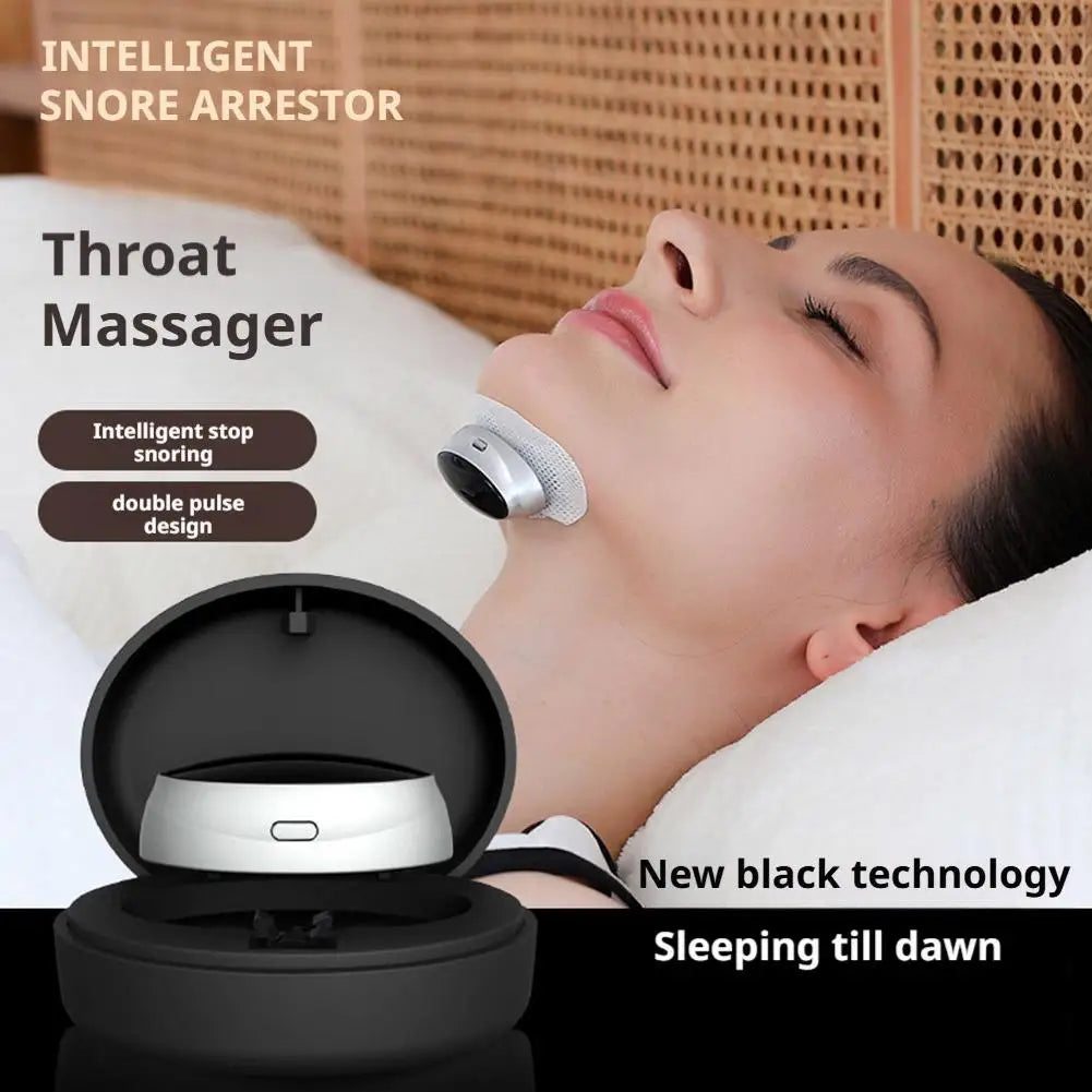 Smart Magnetic Anti-Snoring EMS Device - Easy Breathe Sleep Aid & Apnea Guard