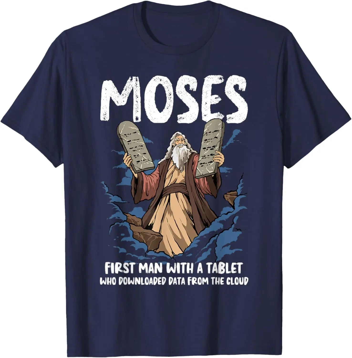Funny Moses Shirt, Christian Humor Bible Gospel T-Shirt