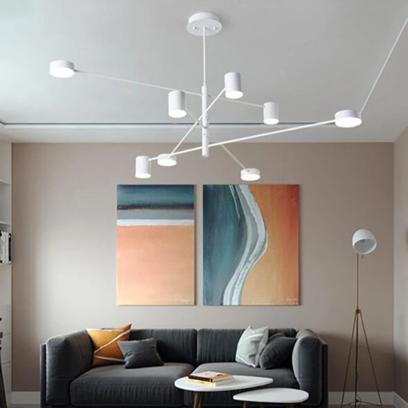 Modern Nordic LED Chandelier Luminaire Pendant Light for Living, Dining Room, Bedroom & Restaurant