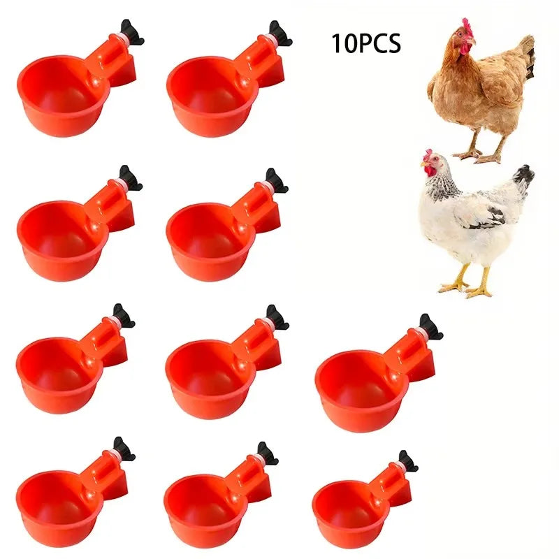Chicken Drinking Bowl Poultry Automatic Water Dispenser Pigeon Small Chick Feeding Bowl