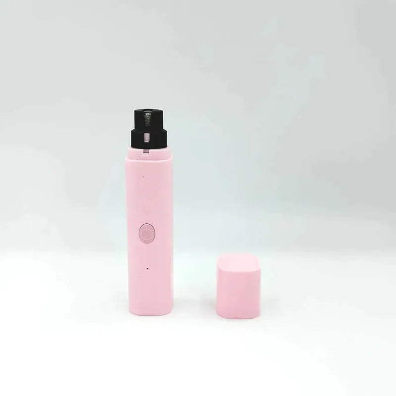 Rechargeable Electric Dog Nail Clippers & Grinder, USB Charging LED Light Quiet Pet Nail Grooming for Dogs & Cats