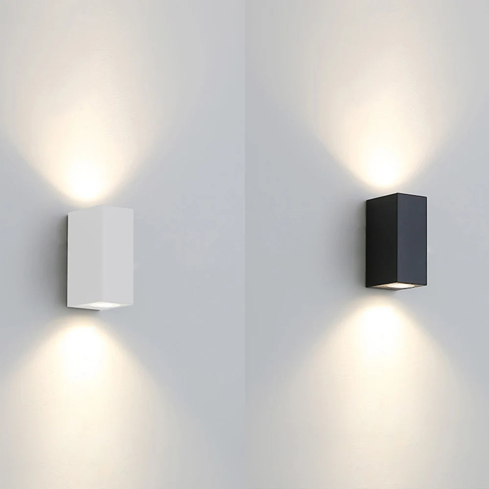 LED Outdoor Wall Lamp Waterproof IP65 Up/Down GU10 Lighting for Garden Decoration & Indoor Lighting