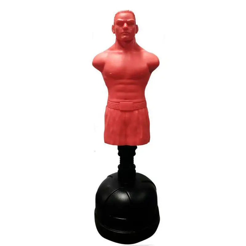 Silicone Boxing Dummy Punching Bag, Standing Rubber Taekwondo Fighting Bag for Household Use