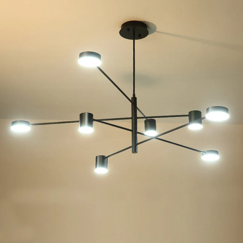 Modern Nordic LED Chandelier Luminaire Pendant Light for Living, Dining Room, Bedroom & Restaurant