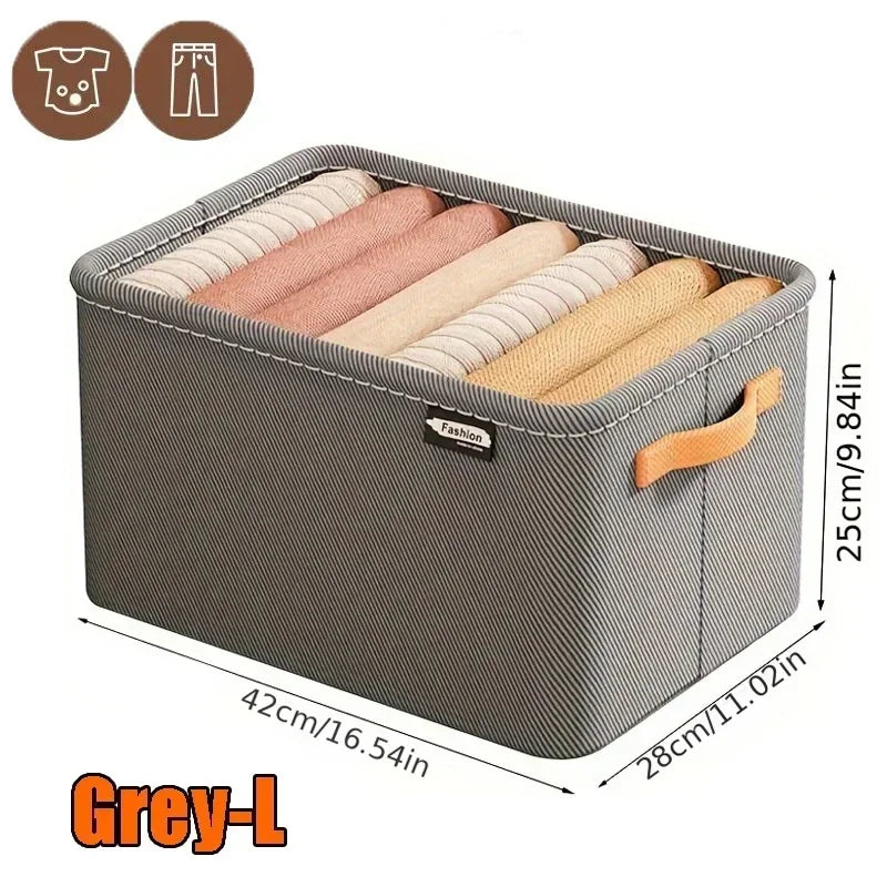Thicken Clothes Organizer - Pants, Sweater and Jeans Storage Box for Wardrobe Drawers and Cabinets