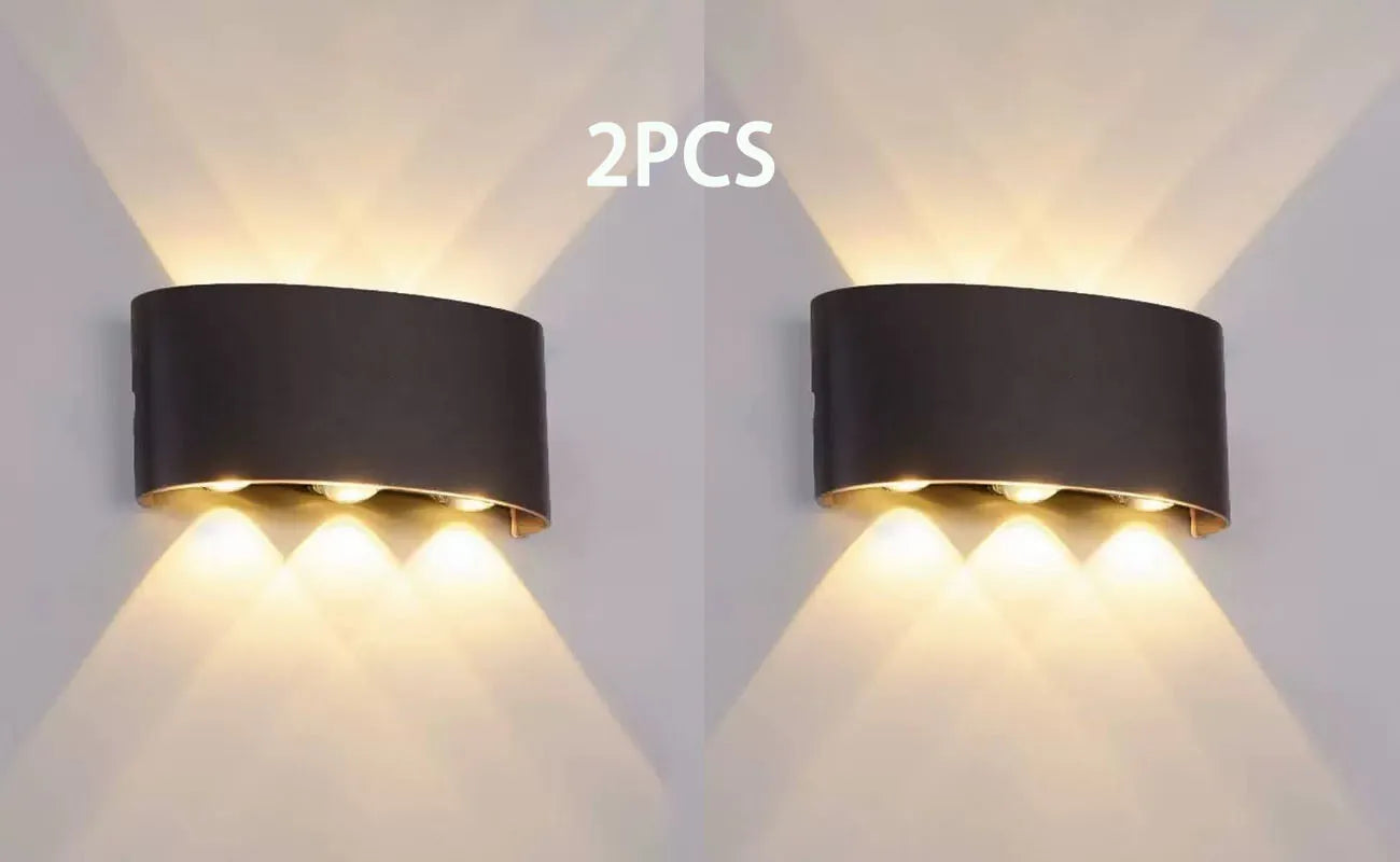 Tuya Up and Down Wall Light - Smart Life App RGB Outdoor Porch Lighting for Party and Garden, Works with Alexa Google