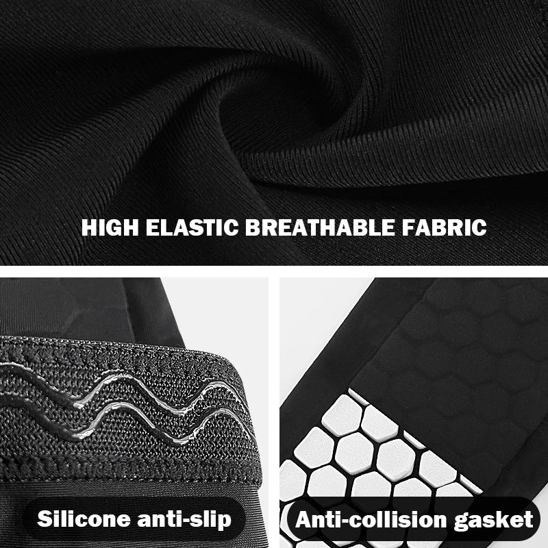 Football Shin Guard Socks Sleeves with Foam, Calf Compression Sleeve, Honeycomb Pads Sports Legging & Soccer Equipment