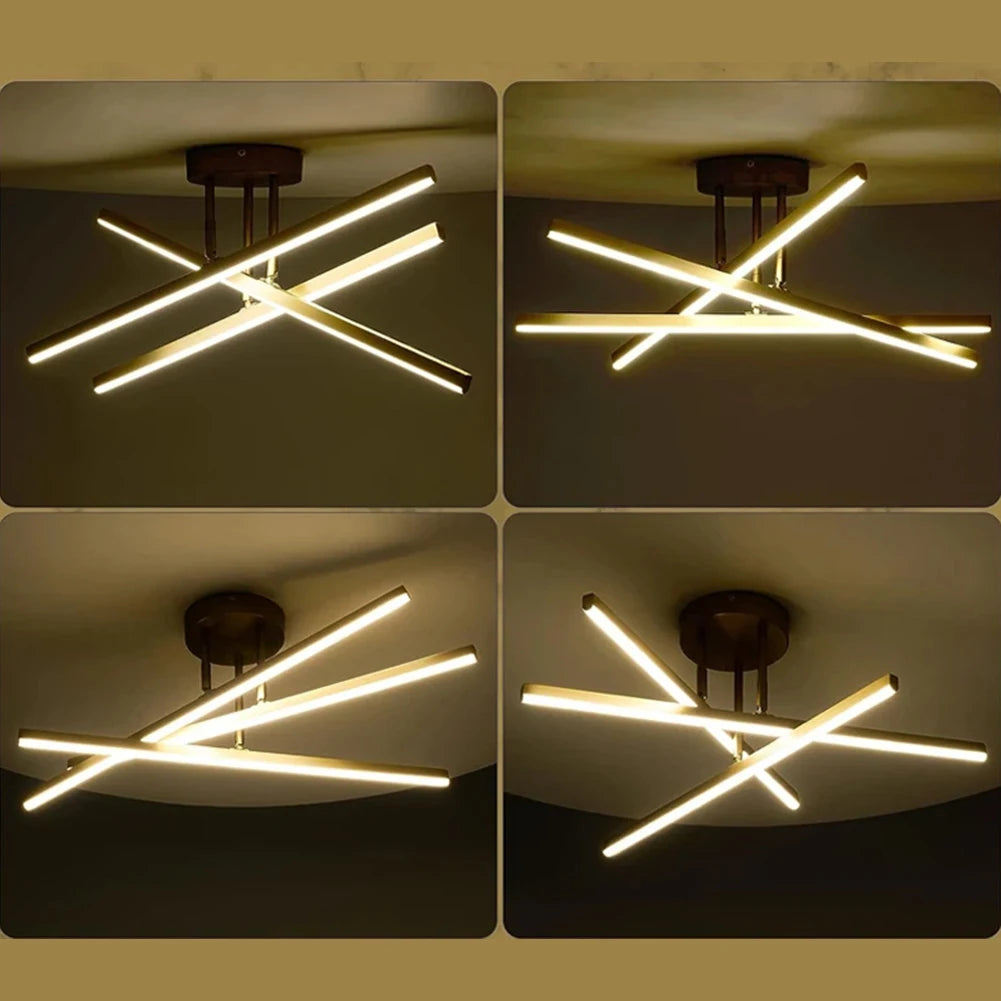 Nordic Modern LED Ceiling Lamp Chandelier for Living Room Dining Room Bedroom