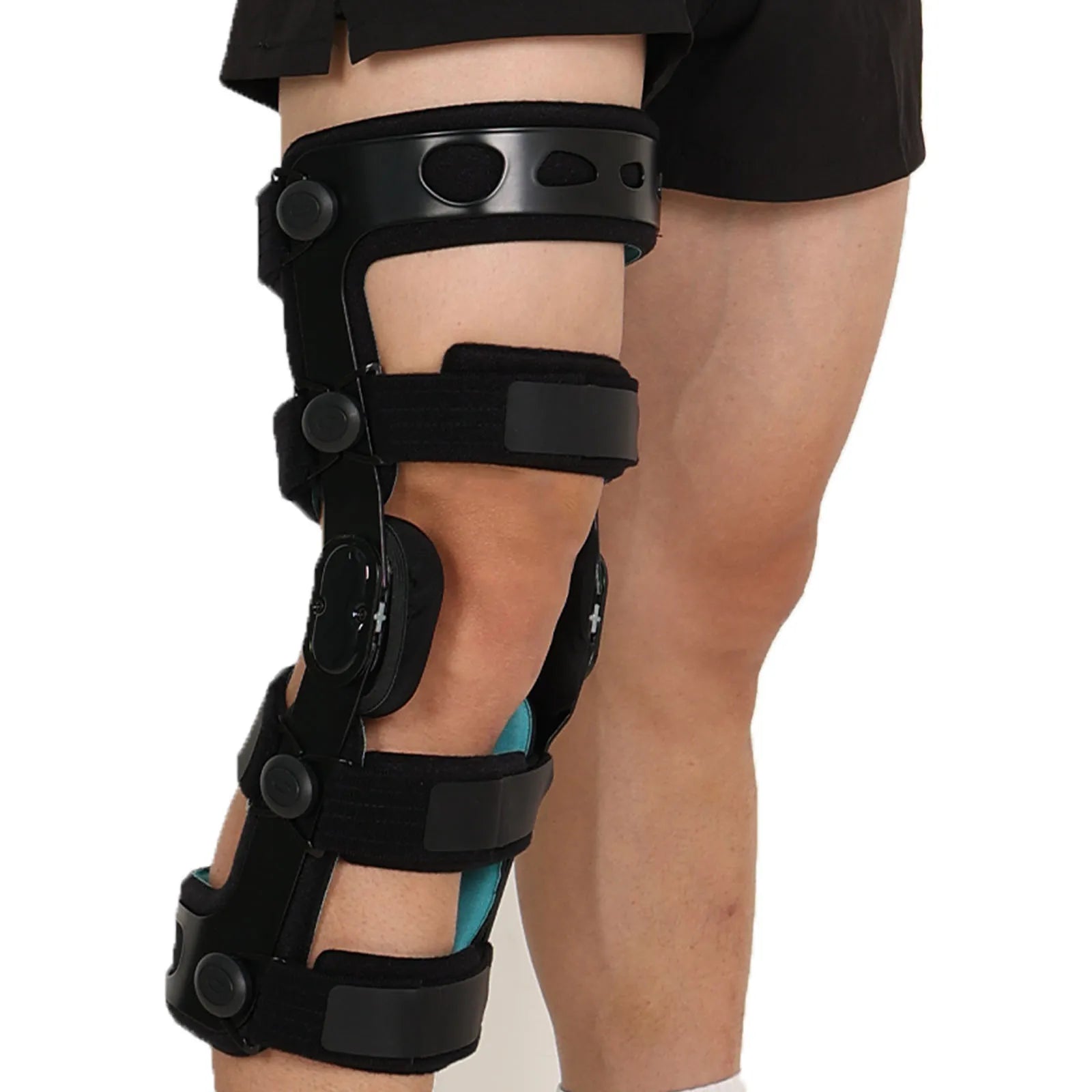 Functional ACL Knee Brace with Dual Hinges, Medial & Lateral Collateral Ligament Support for Injury Prevention & Recovery