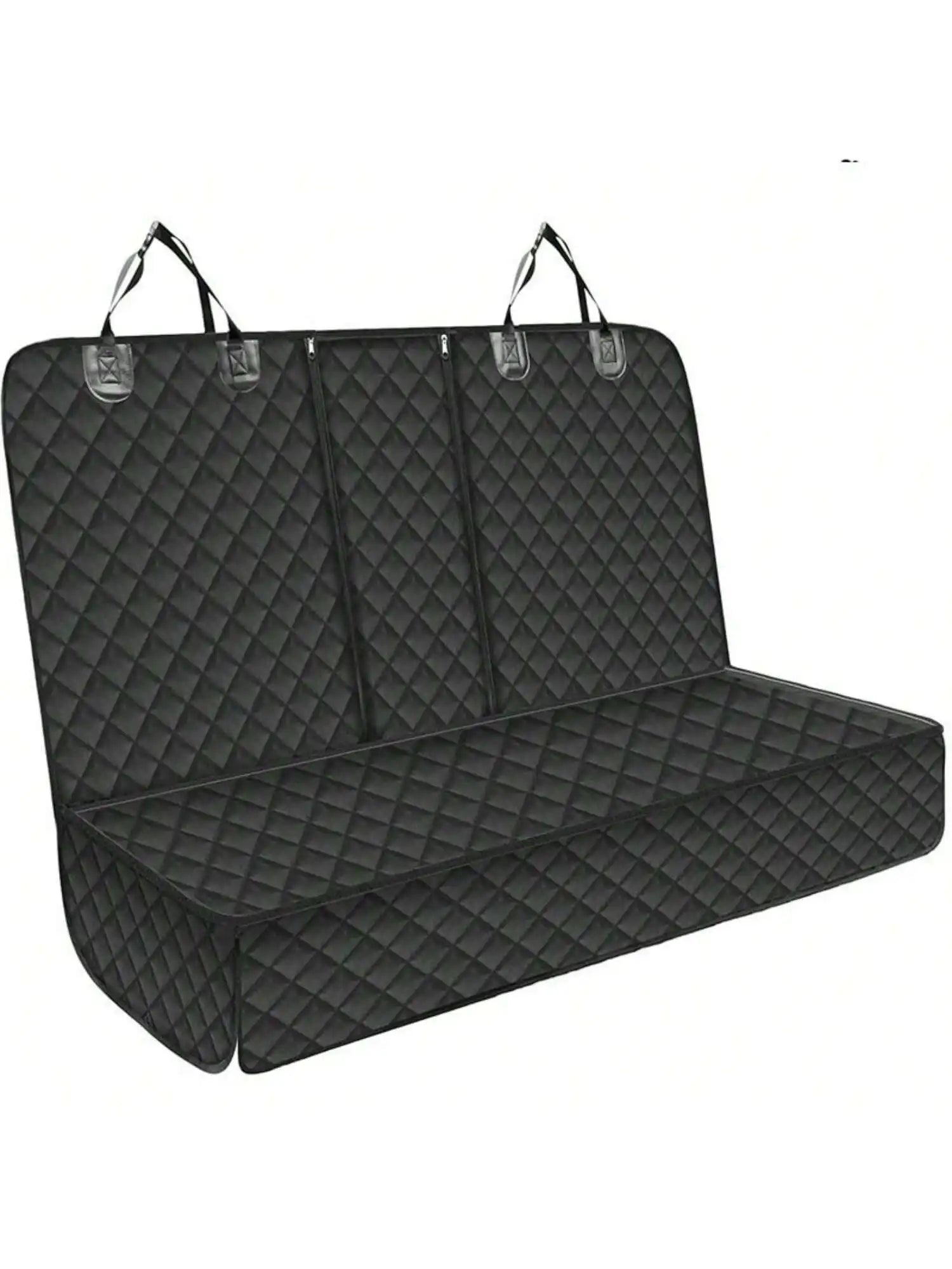 Waterproof Dog Car Seat Cover & Protector with Middle Seat Armrest, Pet Travel Carrier Mattress