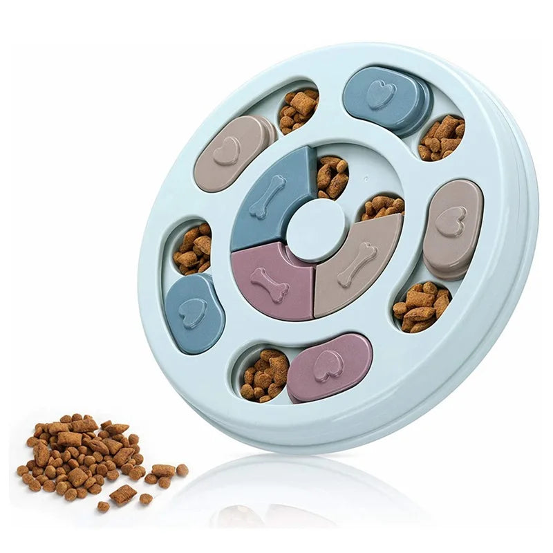 Dog Food Hiding Bowl for Slow Feeding, Interactive Educational Toy to Relieve Boredom