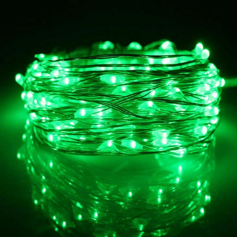 Fairy Light LED Copper Wire String Lights Battery Powered for Bedroom Garden Party Wedding Decoration