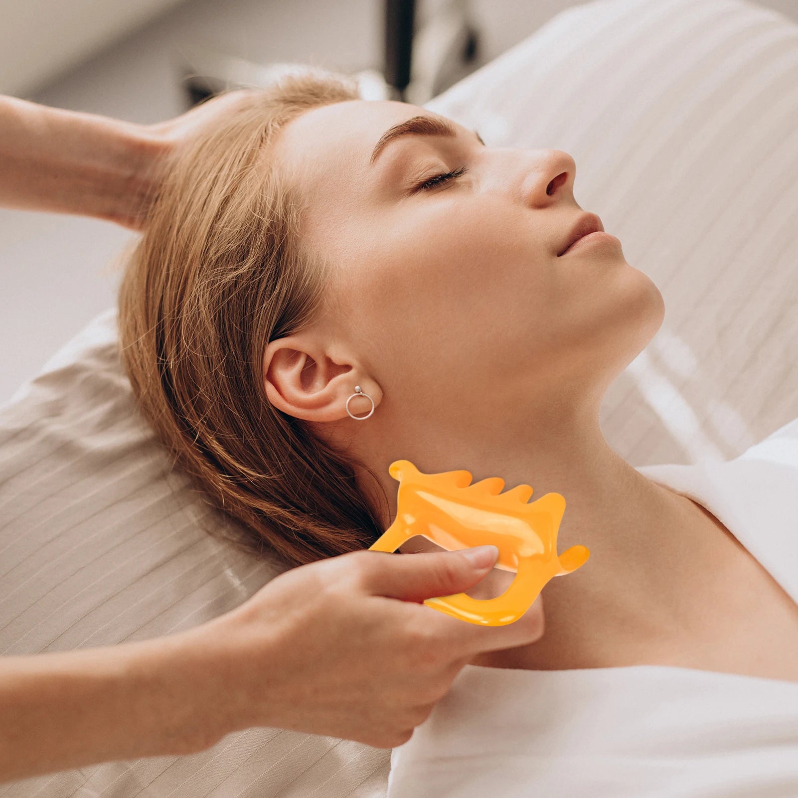 Large Fascia Massage Tool for Cellulite & Myofascial Release Neck Back Resin Trigger Point Massager