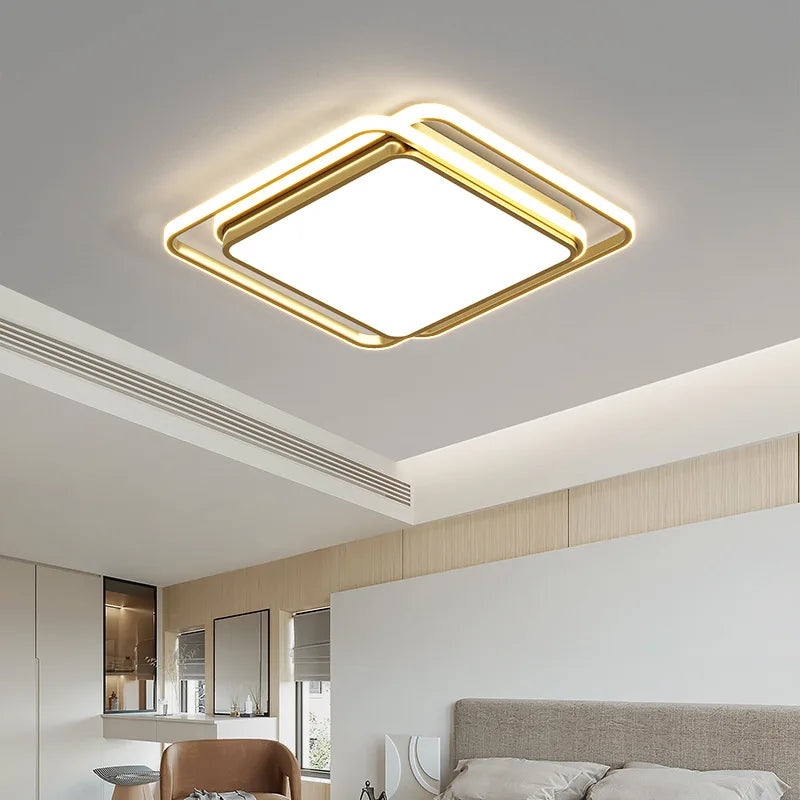 Modern LED Ceiling Chandelier Light Fixture for Bedroom, Living, Dining Room, Study, Aisle & Balcony