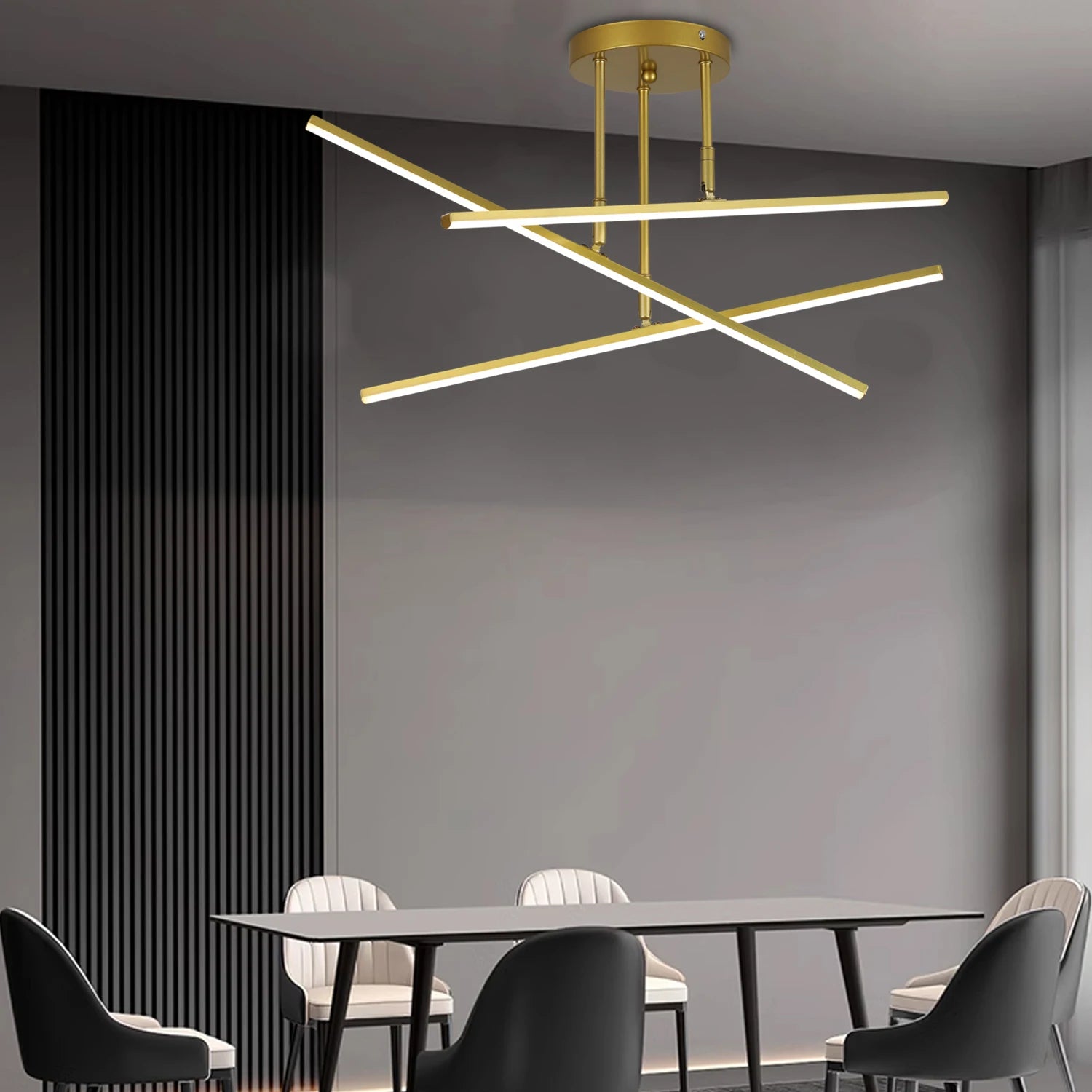 Nordic Modern LED Ceiling Lamp Chandelier for Living Room Dining Room Bedroom