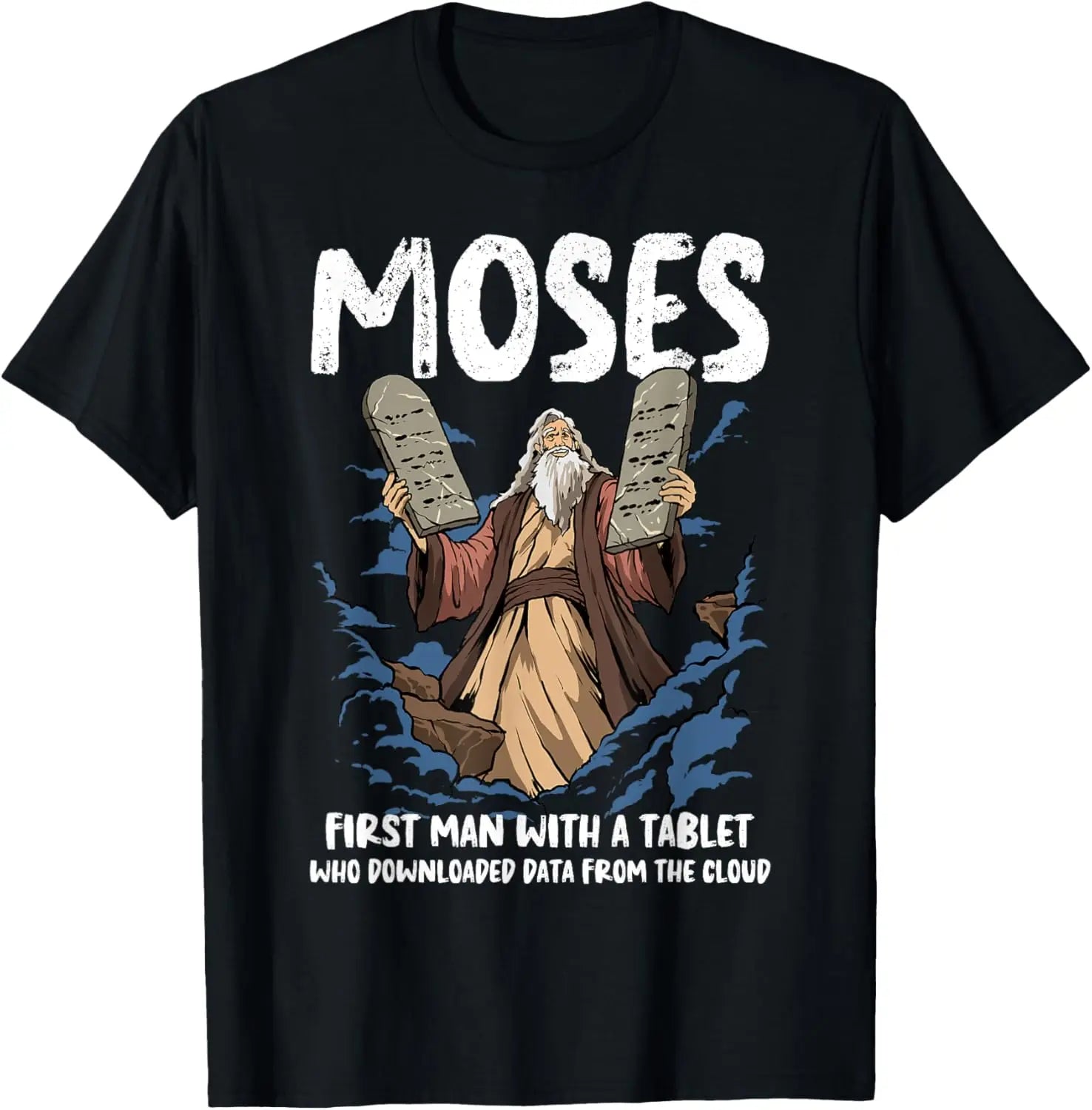 Funny Moses Shirt, Christian Humor Bible Gospel T-Shirt