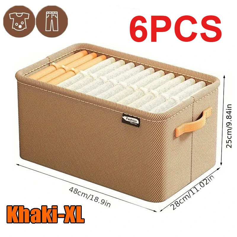 Thicken Clothes Organizer - Pants, Sweater and Jeans Storage Box for Wardrobe Drawers and Cabinets