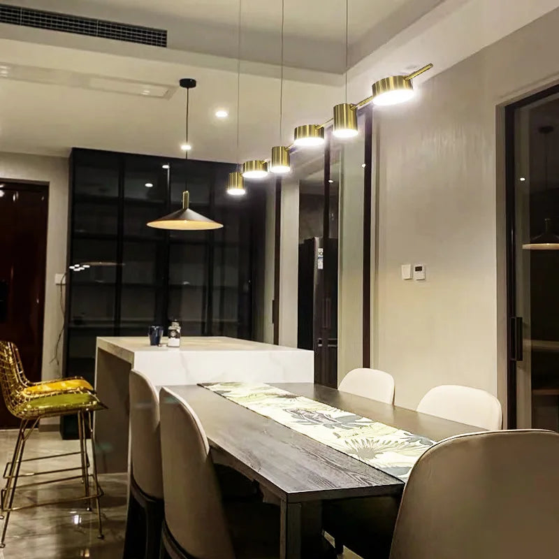 Modern Dimmable LED Ceiling Chandelier Hanging Light for Living Room, Dining Table & Kitchen