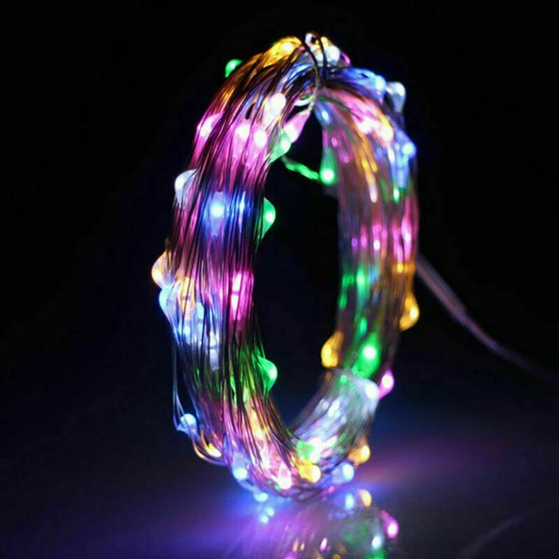 Fairy Light LED Copper Wire String Lights Battery Powered for Bedroom Garden Party Wedding Decoration