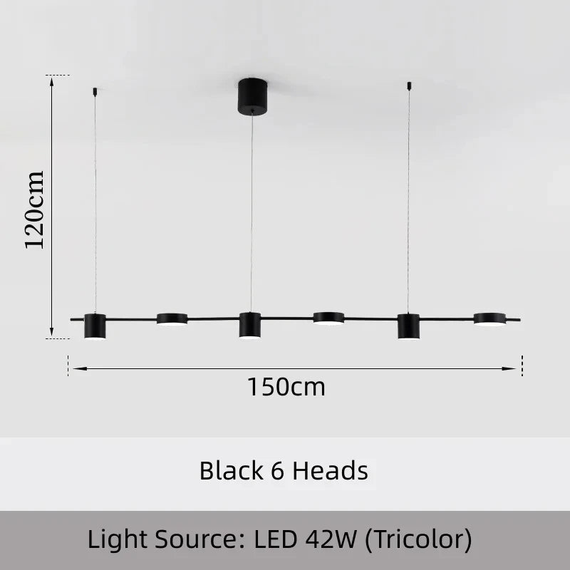 Modern Dimmable LED Ceiling Chandelier Hanging Light for Living Room, Dining Table & Kitchen