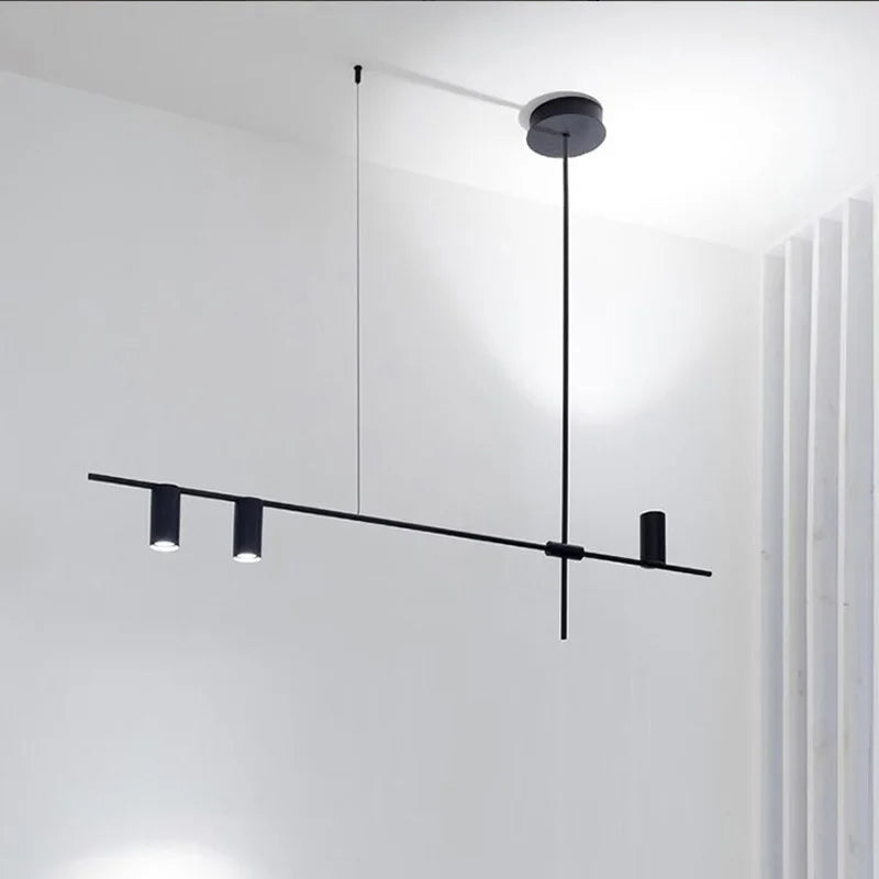 Modern Black Pendant Chandelier Hanging Lamp for Dining Room, Kitchen, Living Room, Bedroom & Bar