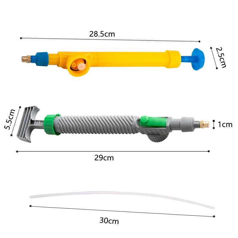 High Pressure Manual Air Pump Sprayer with Adjustable Nozzle, Garden Watering Tool for Agriculture