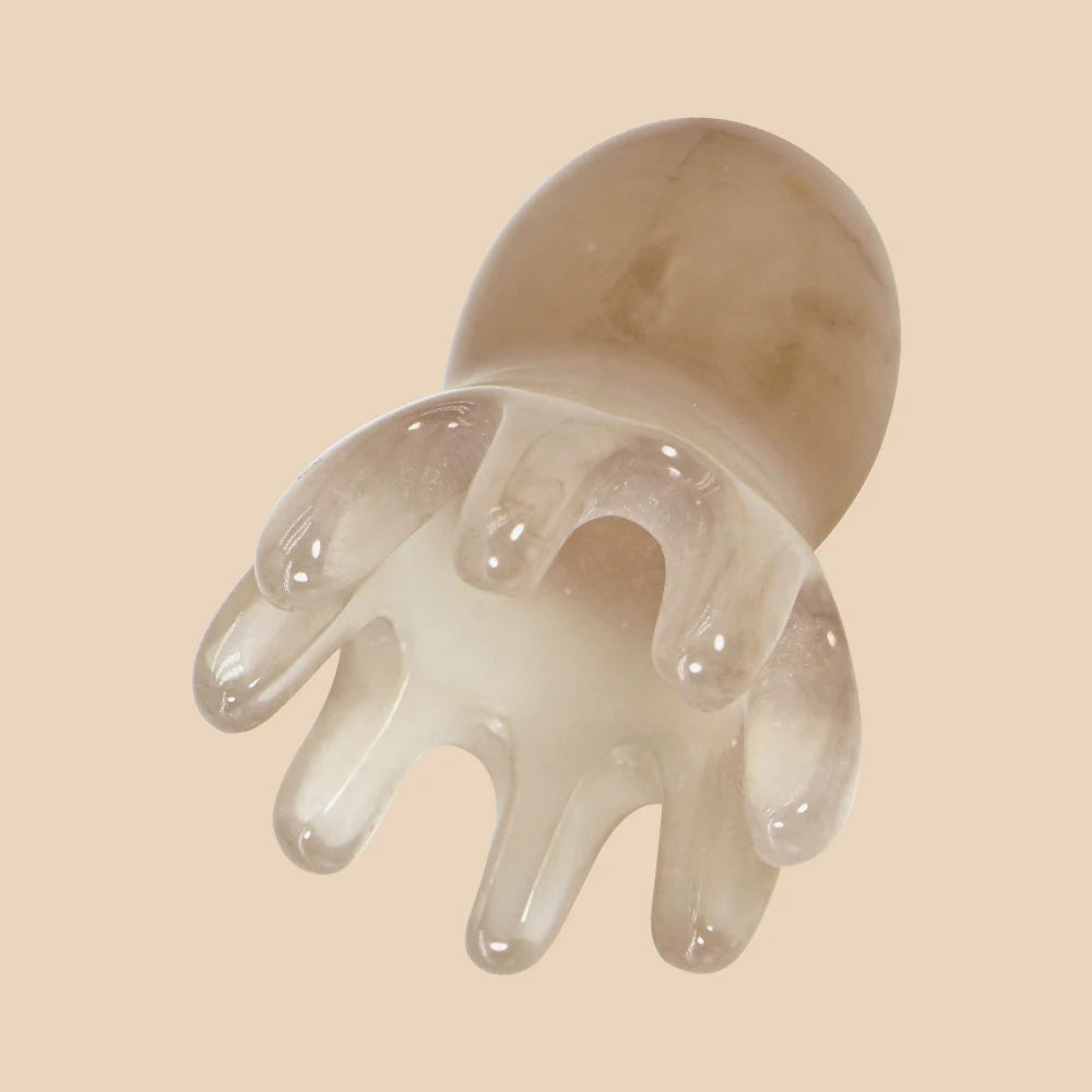 Cute Octopus Scalp Massage Comb, Korean Hair Care Stress Relief Anti-Hair Loss Portable Head Massager