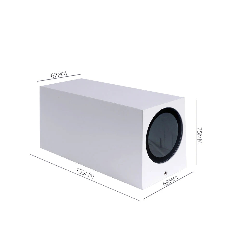 LED Outdoor Wall Lamp Waterproof IP65 Up/Down GU10 Lighting for Garden Decoration & Indoor Lighting