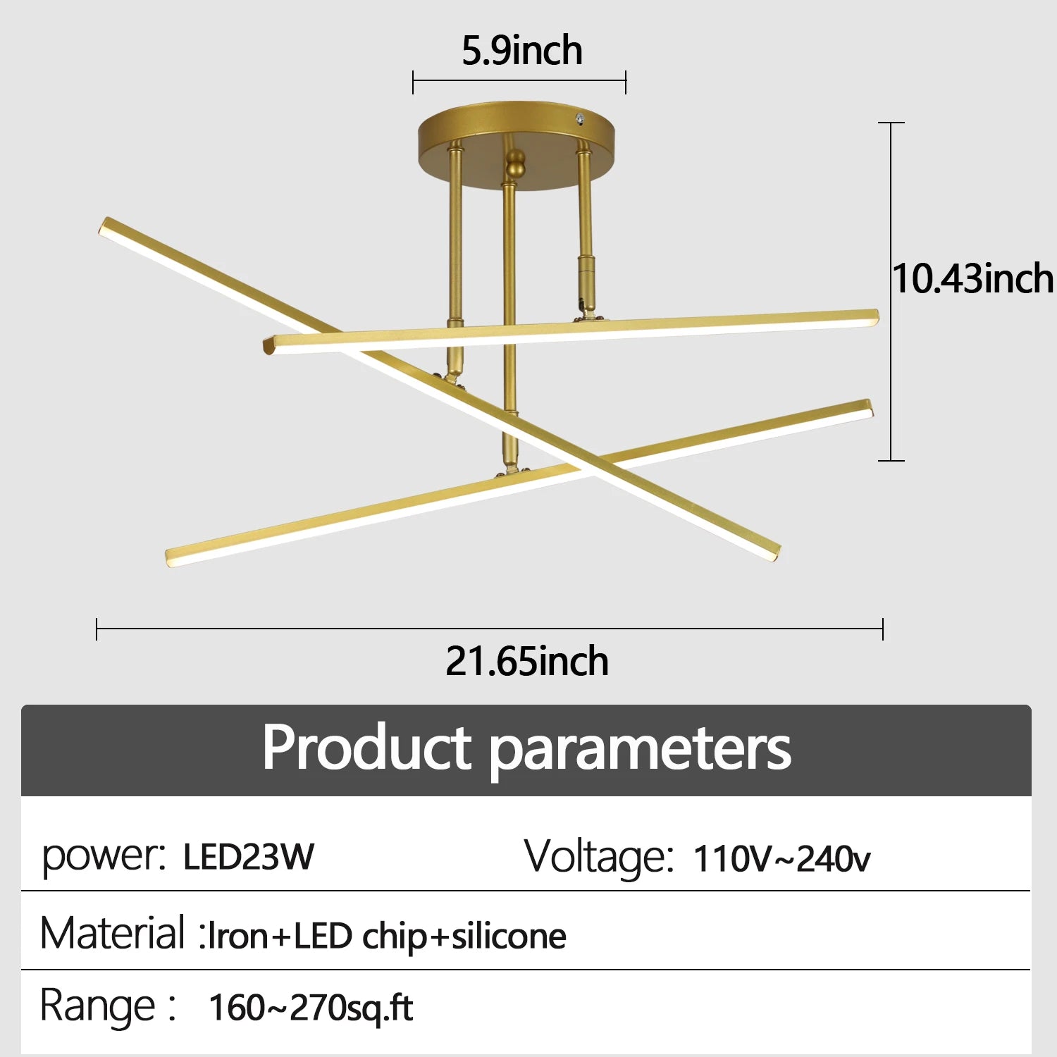 Nordic Modern LED Ceiling Lamp Chandelier for Living Room Dining Room Bedroom