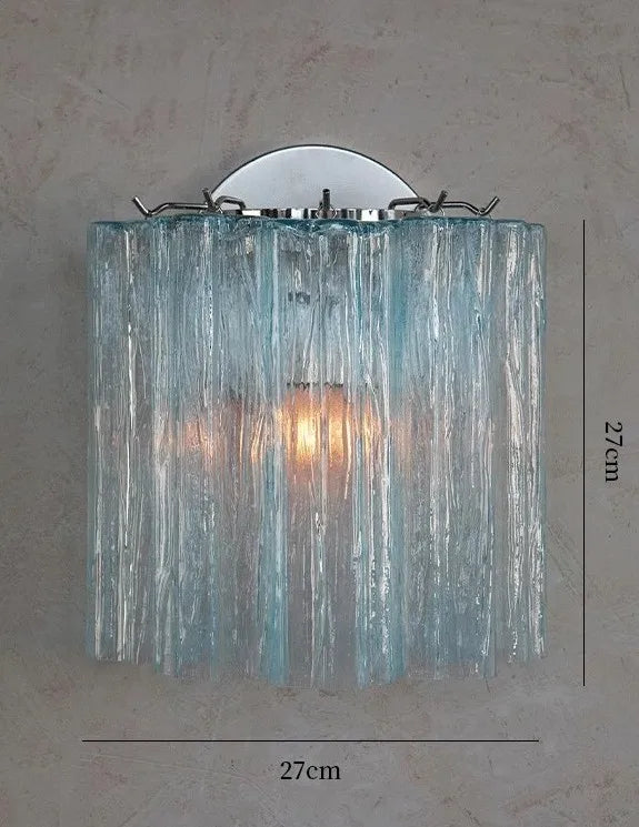 Art Deco Stained Glass Tube Chandelier for Dining Room Kitchen Island Lighting Home Decor Luxury Ceiling Pendant Lamp