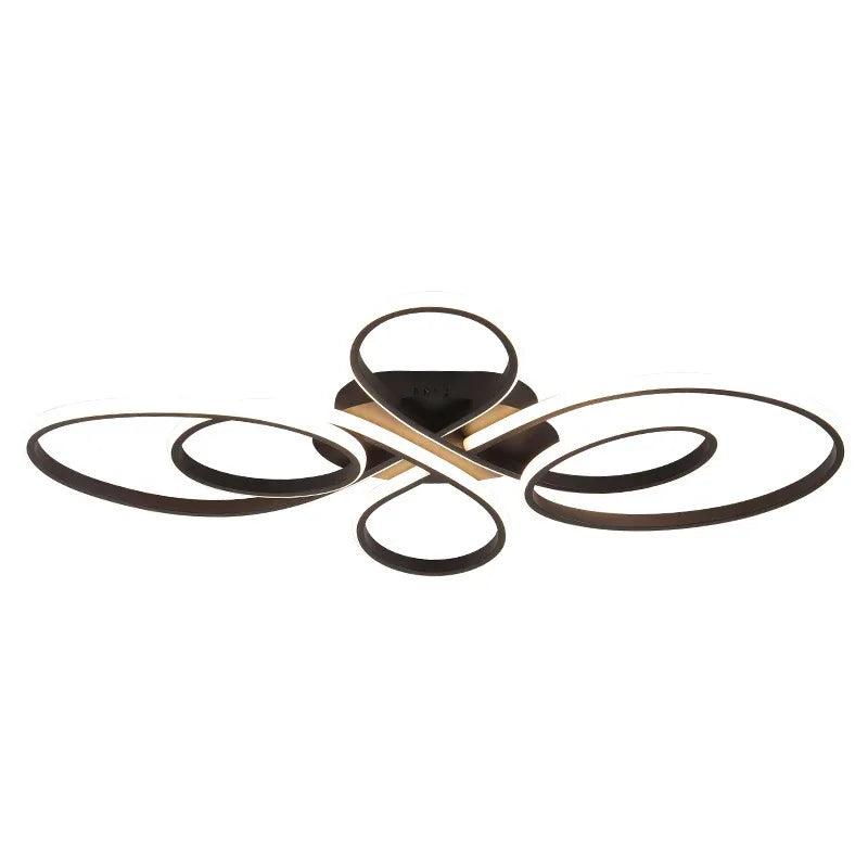 Low-Profile Modern LED Ceiling Light Remote Control Surface Mounted Dimmable Fixture for Living & Dining Room