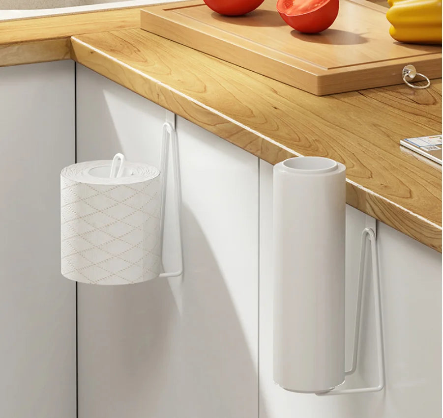 No-Drill Stainless Steel Toilet Paper Holder - Space-Saving Wall Mounted Bathroom Tissue Rack